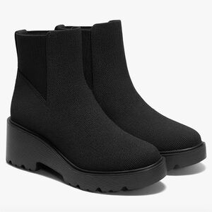 Sleek Black Ankle Boots